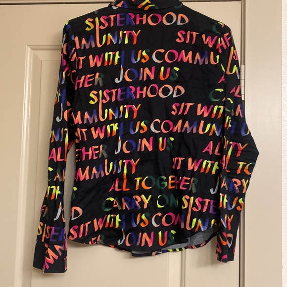 Multicolored, motional blouse. - Picture 4 of 7